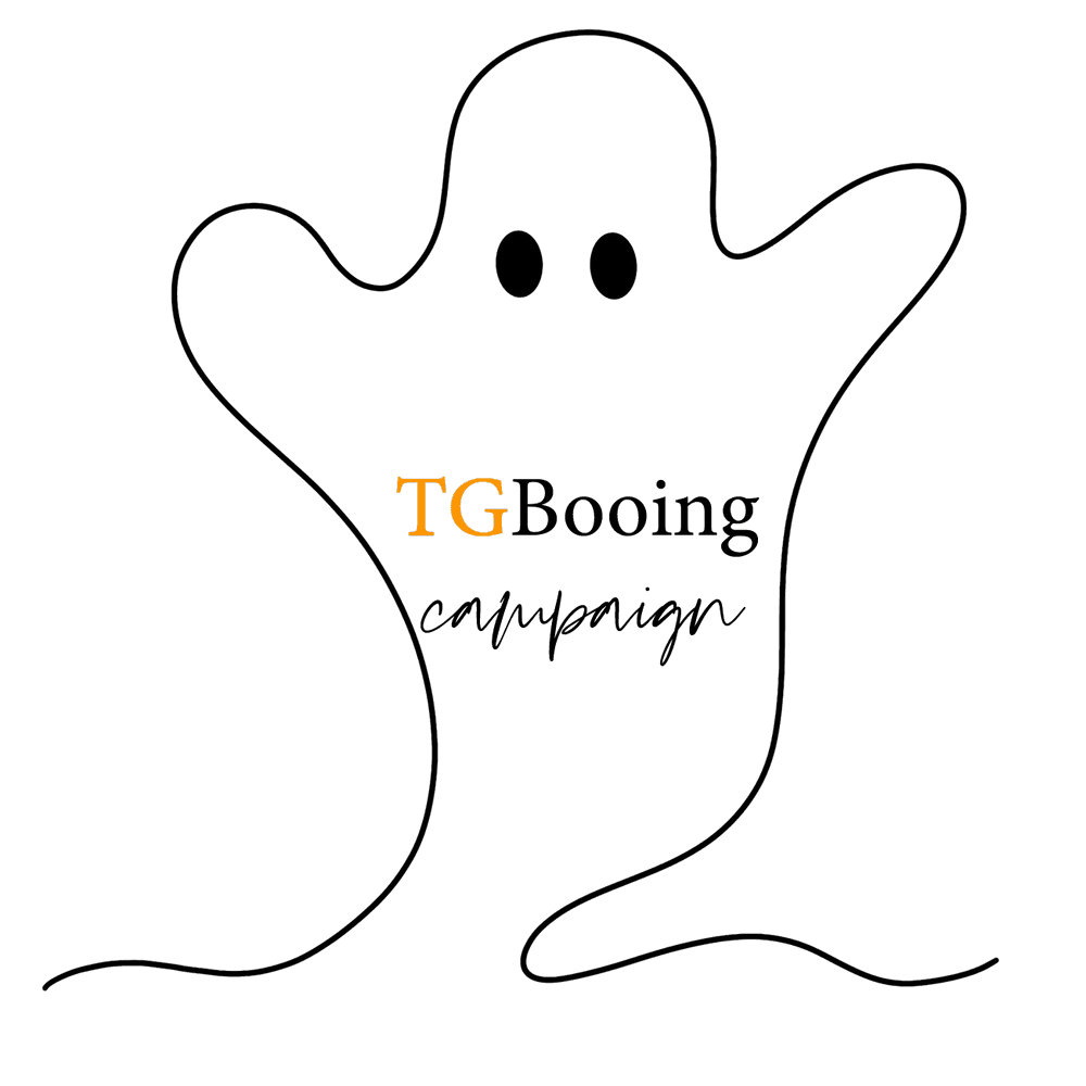 the tgb foundation booing fundraiser ghost october halloween Black together giving back