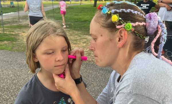 face paint the tgb foundation second annual tgb day walk together giving back todd g black city of brewton alabama charity nonprofit supporting rural american kids provalus