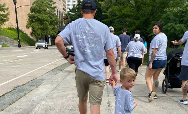 optomi the tgb foundation second annual tgb day walk together giving back todd g black downtown charlotte north carolina charity nonprofit supporting rural american kids
