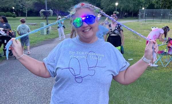 the tgb foundation second annual tgb day walk together giving back todd g black brewton alabama charity nonprofit supporting rural american kids provalus jennings park glow walk