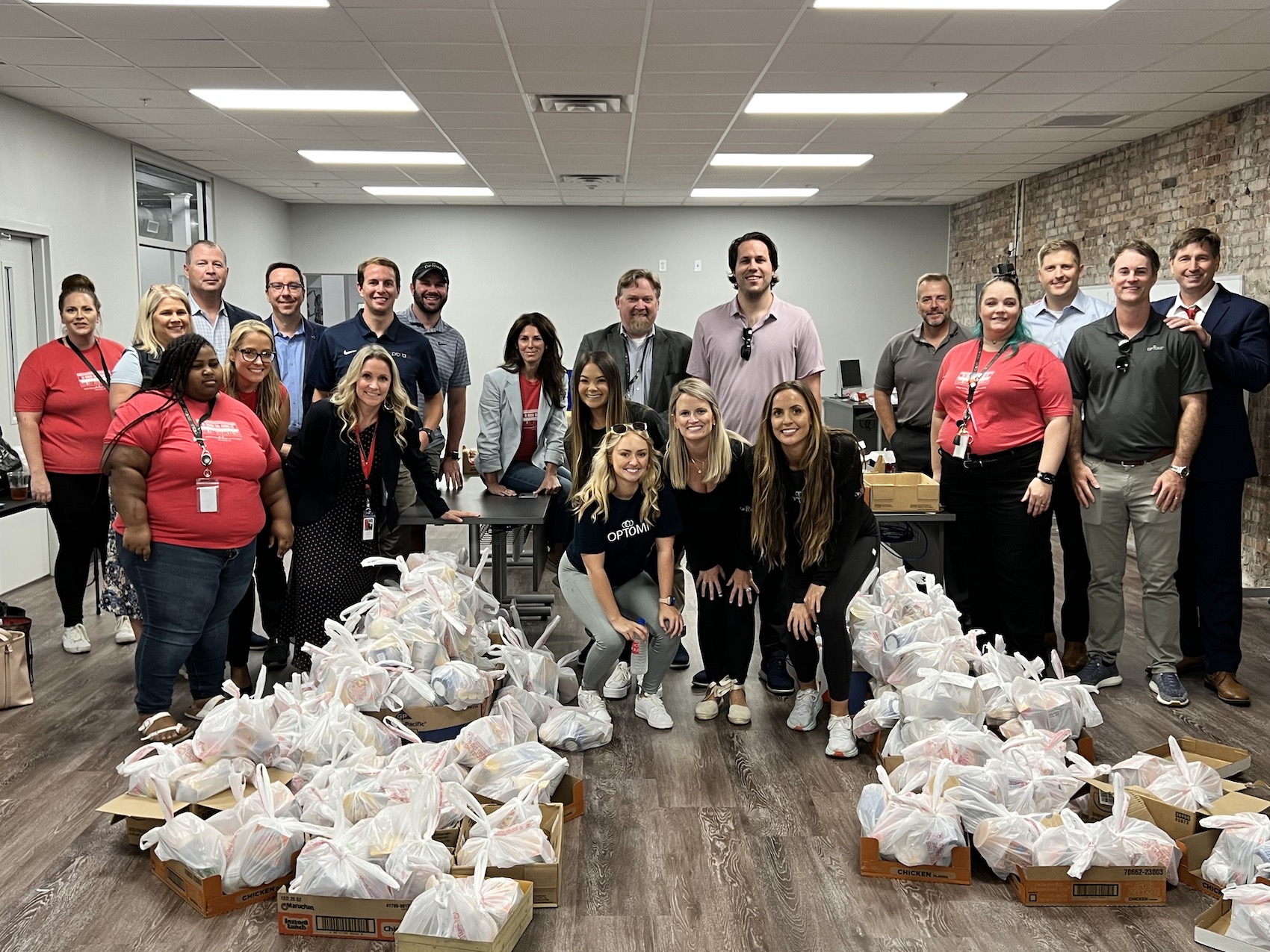 the tgb foundation backpack buddies feeding kids providing meals optomi professional services provalus manning south carolina giving back nonprofit