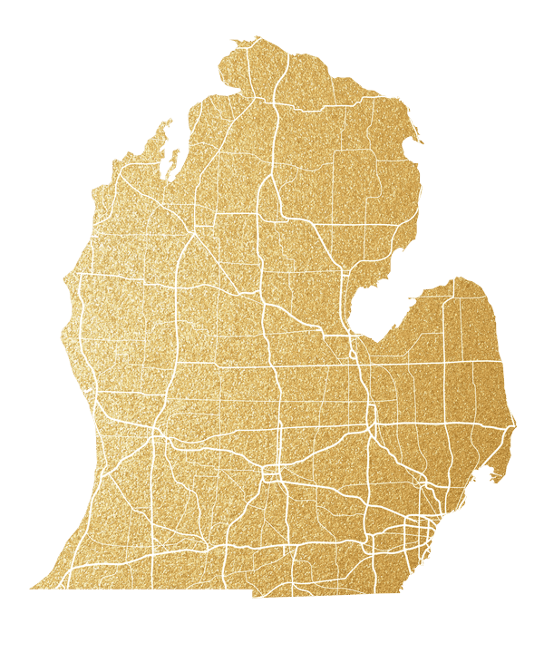 gold michigan map