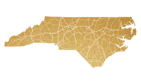 gold north carolina map